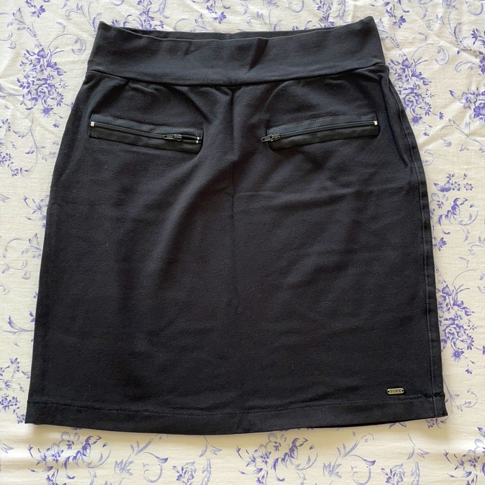 V.S PINK mini black skirt size small